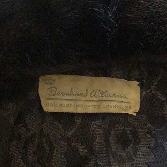 Bernhard Altman cashmere sweater with mink collar - Picture 5 of 9